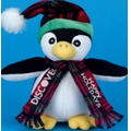 Plaid Fleece Winter Hat for Stuffed Animal (Small)